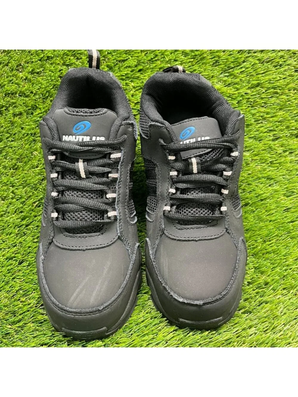 Nautilus Guard Sport Womens Size 7 Black Electric Hazard Steel Toe Work Shoes